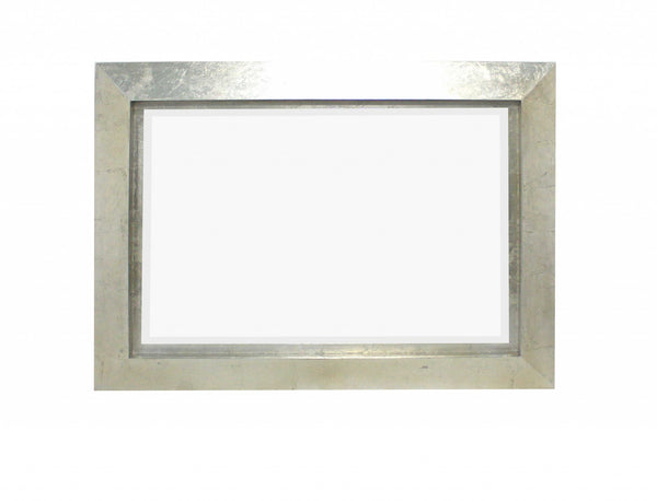 34 x 46 x 2.25 Silver Rectangular  Cosmetic Mirror