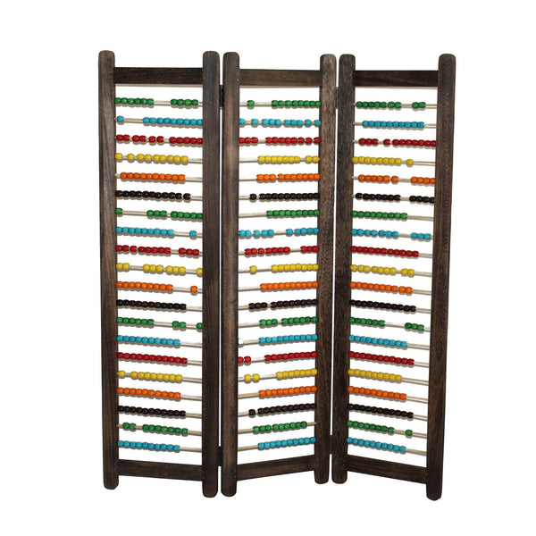 1 x 35 x 43 Multi Color Wood  Screen