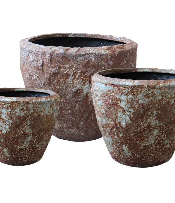 1 x 21 x 17 Rocky Round  Tall Planter