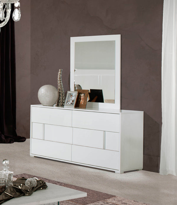 30' White MDF Dresser