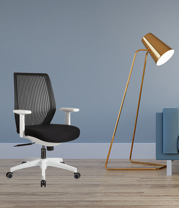 Modern Black and White Office Chair