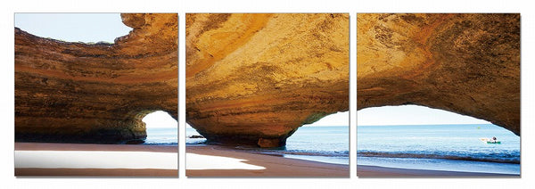 24' Multicolor Canvas 3 Horizontal Panels Photo