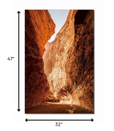 Canyon Crater Photo On Canvas Wall Art