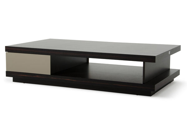 15' Oak and Grey Gloss Veneer Coffee Table