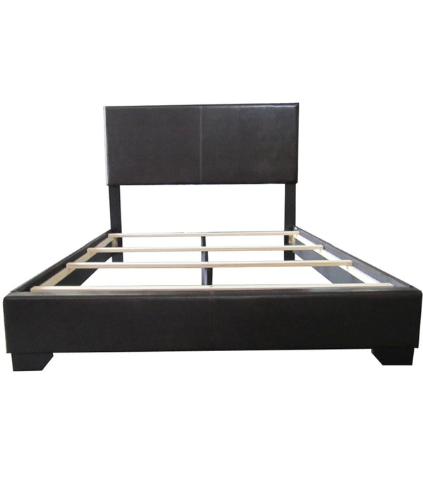 86' X 63' X 47' Queen Black Pu Panel Bed