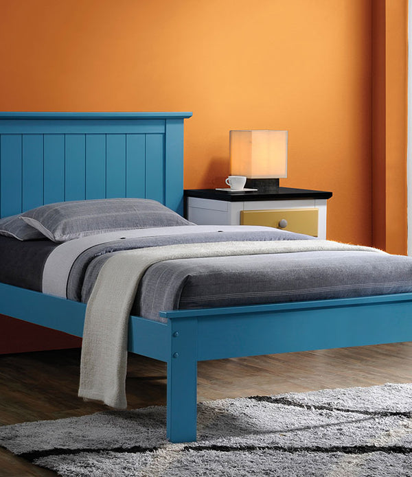 Prentiss Twin Bed, Blue