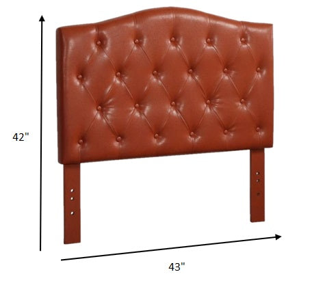 Twin Headboard Only, Red Pu