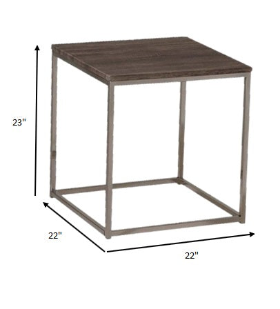 22' X 22' X 23' PVC Veneer Sophisticated End Table