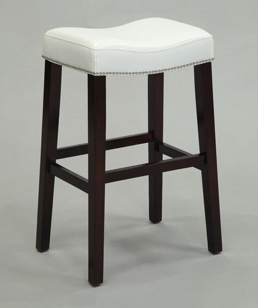 19' X 14' X 26' 2pc White And Espresso Counter Height Stool