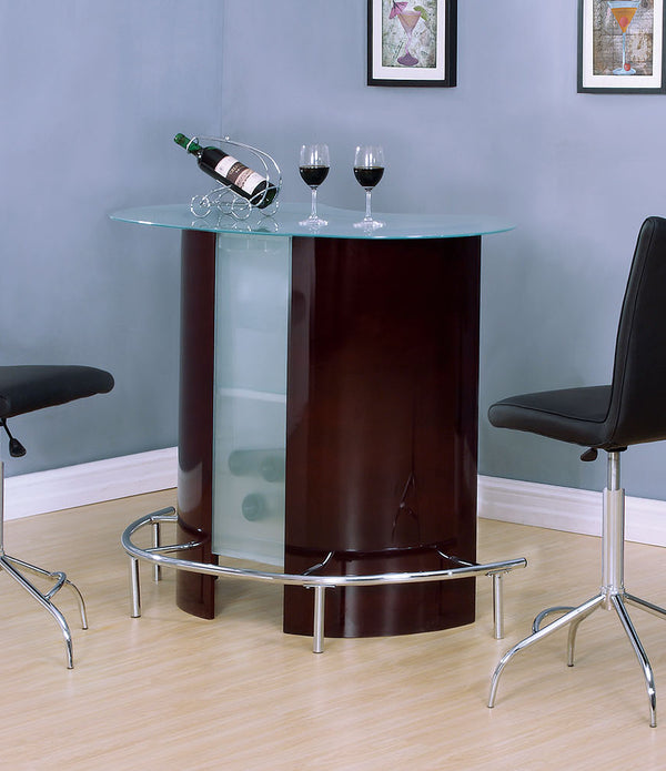 Bar Chair With Swivel & Lift (Set-2), Black Pu & Chrome - Metal Tube, Pu, Fr Foam Black Pu & Chrome