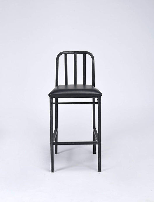 20' X 19' X 41' 2pc Black And Antique Black Bar Chair