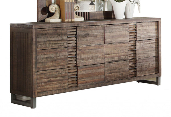 68' X 18' X 34' Reclaimed Oak Dresser