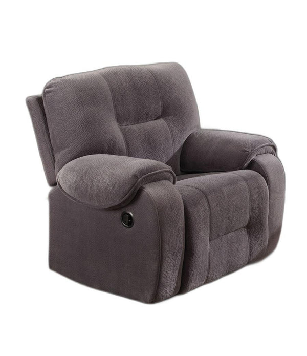 Recliner, Light Gray Champion - Champion Fabric, Wood Fra Light Gray Champion