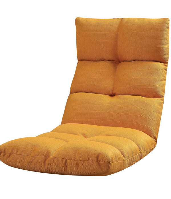 51' X 20' X 4' Orange Linen Gaming Floor Chair