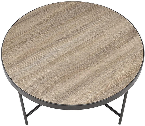 32.3' X 32.3' X 15.75' Weathered Gray Oak Coffee Table