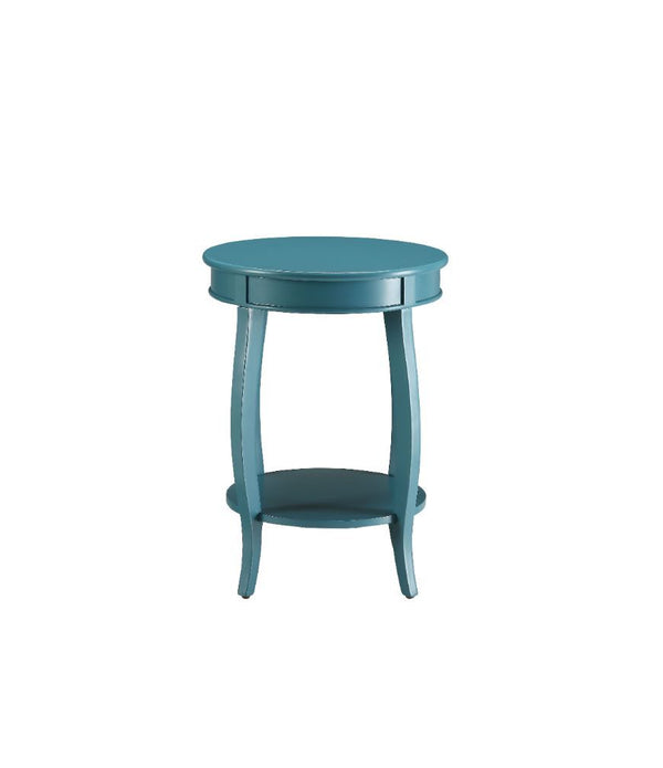 Pop of Color Teal Side or End Table