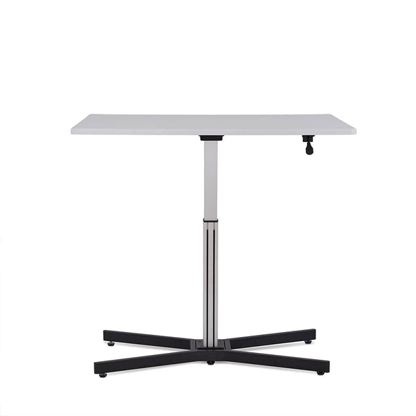 Height Adjustable White Desk