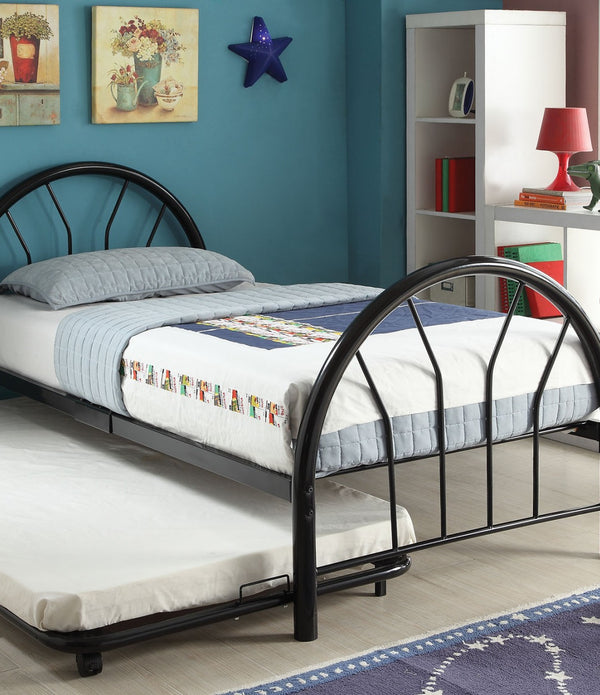 79' X 39' X 33' Twin Black Silhouette Bed