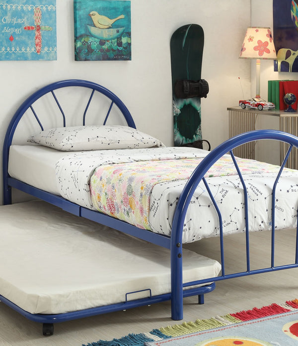 79' X 39' X 33' Twin Blue Silhouette Bed