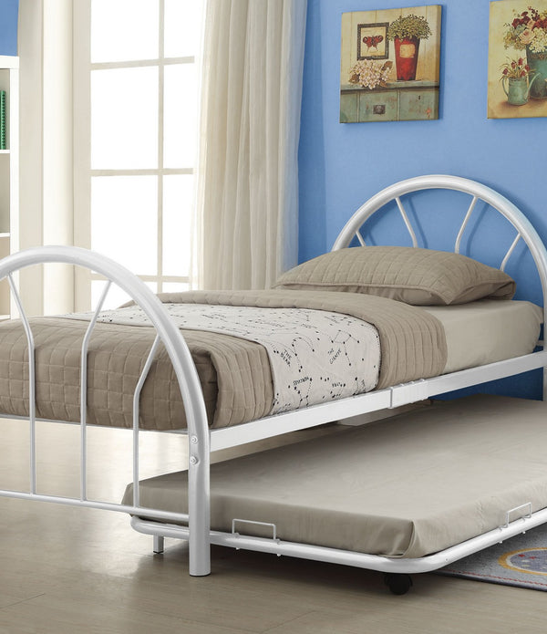 79' X 39' X 33' Twin White Silhouette Bed