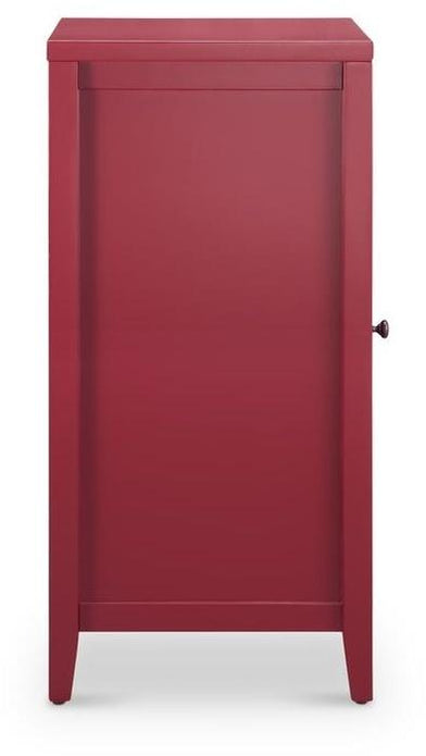 18' X 16' X 33' Burgundy Accent And Wine Cabinet