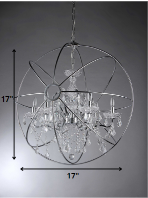 Saturn's Ring 16-inch Chandelier