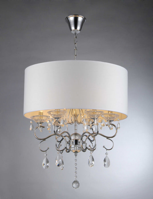 Krissy 6-light Crystal Chandelier