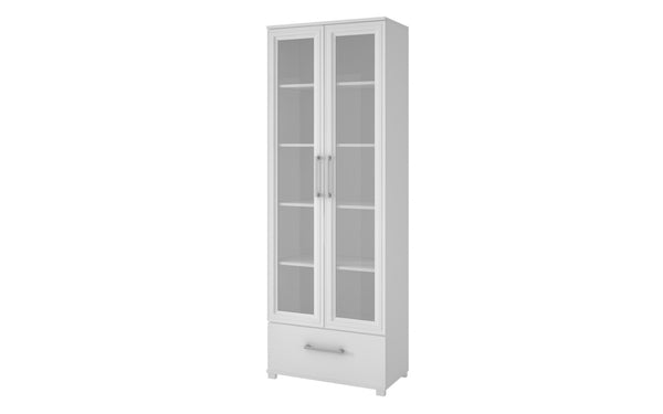 White Bookcase with 5 Shelves