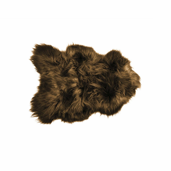 24" x 36" x 1.5" x 2" Fox Sheepskin Single Long-Haired - Area Rug