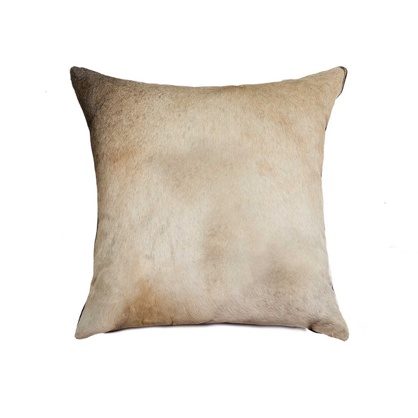 18" x 18" x 5" Zebu Cowhide  Pillow