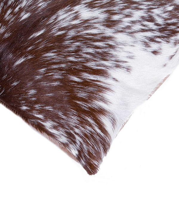 Salt and Pepper Cowhide Pillow 2 Pack