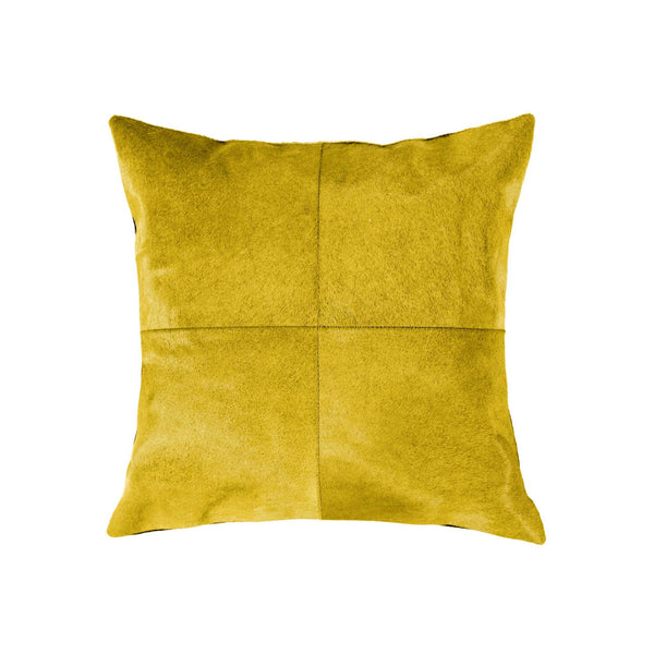 18" x 18" x 5" Yellow Quattro  Pillow