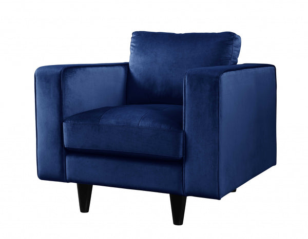 37' X 38' X 35' Navy Velvet Chair