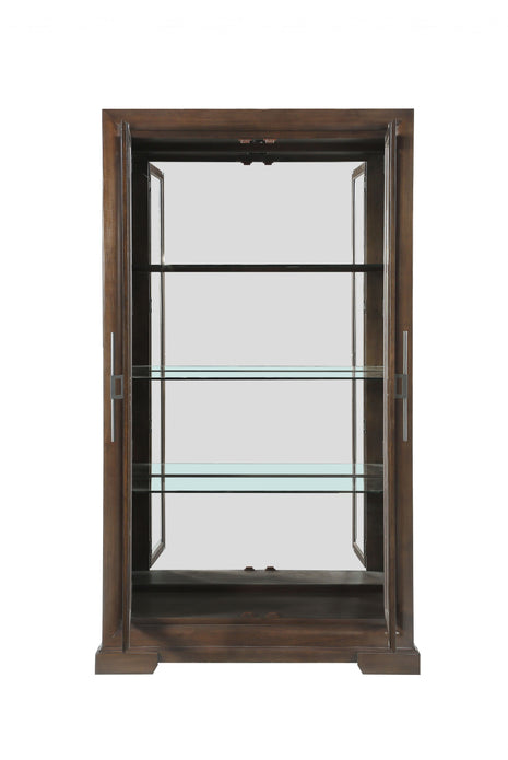 44' X 19' X 78' Tobacco Rectangular Display Cabinet