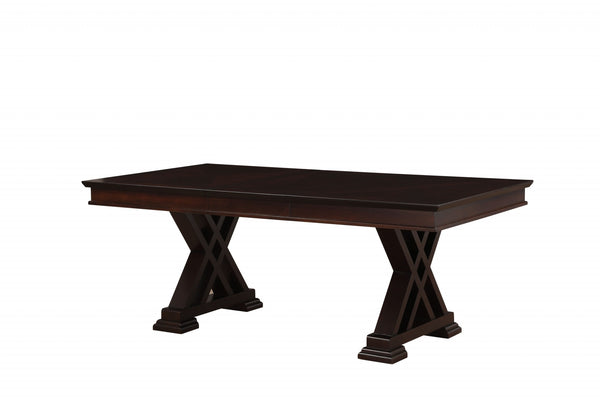 6078' X 42' X 30' Espresso Poplar Dining Table