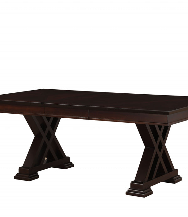 6078' X 42' X 30' Espresso Poplar Dining Table