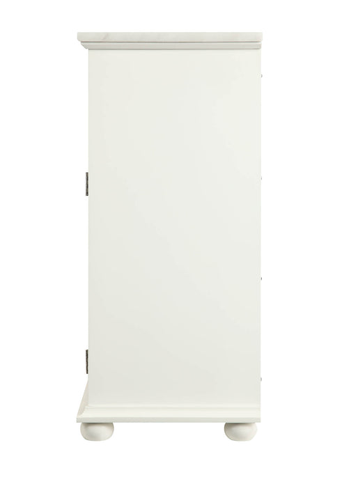 16' X 13' X 30' White Alluring Cabinet