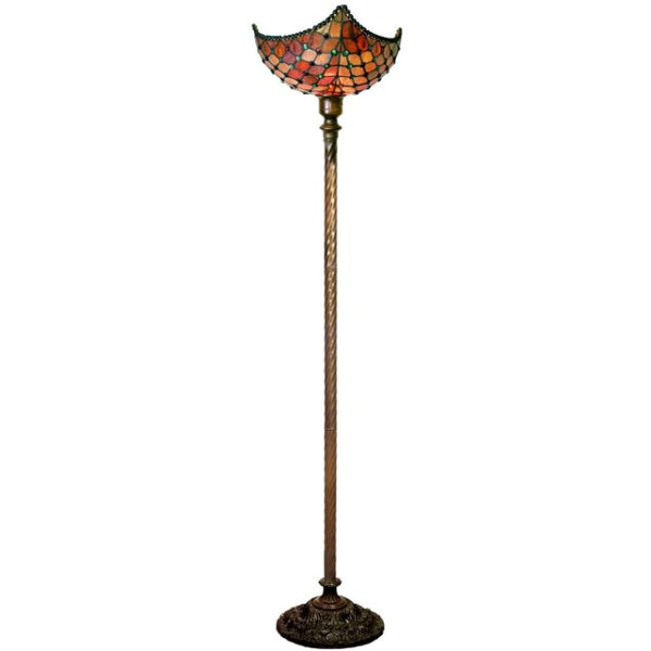 Tiffany-style Beaded Torchiere