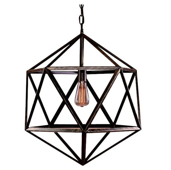 Lindsay Cage 1-light Edison Lamp with Bulb