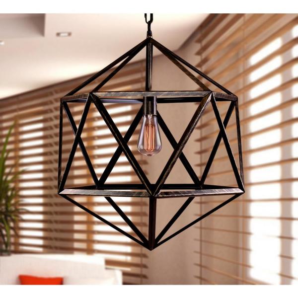 Lindsay Cage 1-light Edison Lamp with Bulb