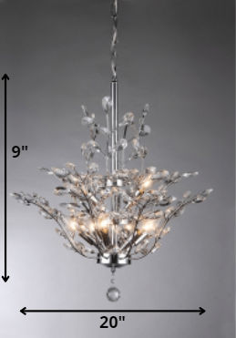 Anastasia Leaf Chandelier