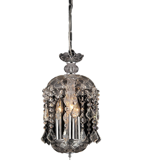 Karla 3-light Clear Glass 11-inch Crystal Chandelier