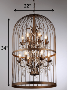 Rinee Cage Chandelier