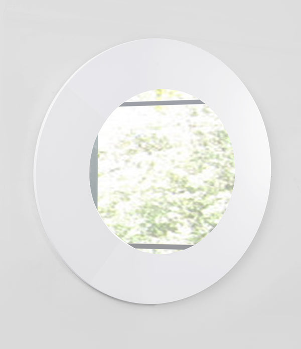 Mirror In High Gloss White Lacquer