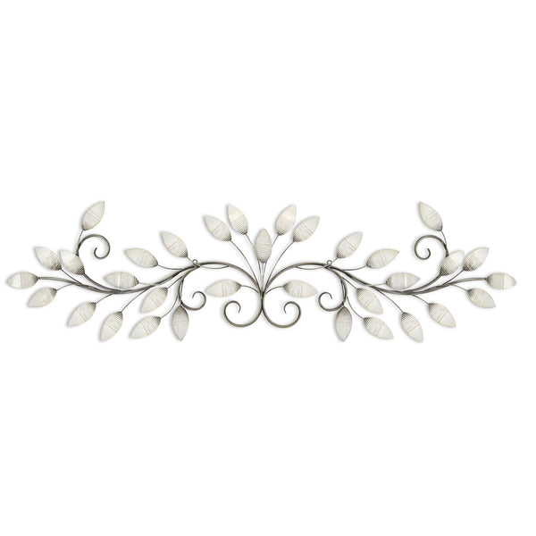 Brushed Pearl Over The Door Metal Wall Decor