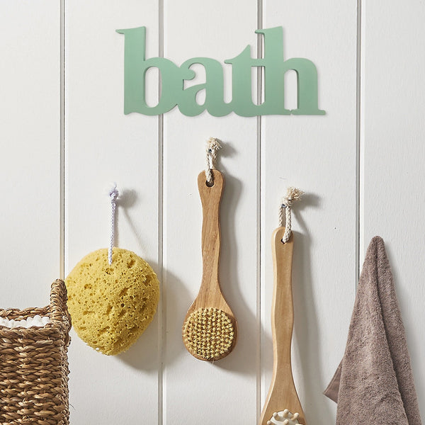 Seafoam Green Bath Word Wall Decor