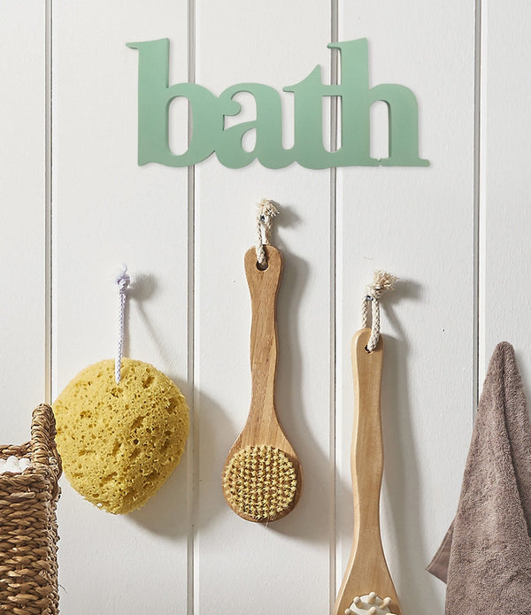 Seafoam Green Bath Word Wall Decor