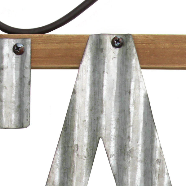 Rustic Farmhouse Family Galvanized Metal Wall Decor