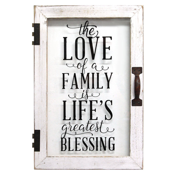 Life's Blessings' Metal Wood Wall Decor