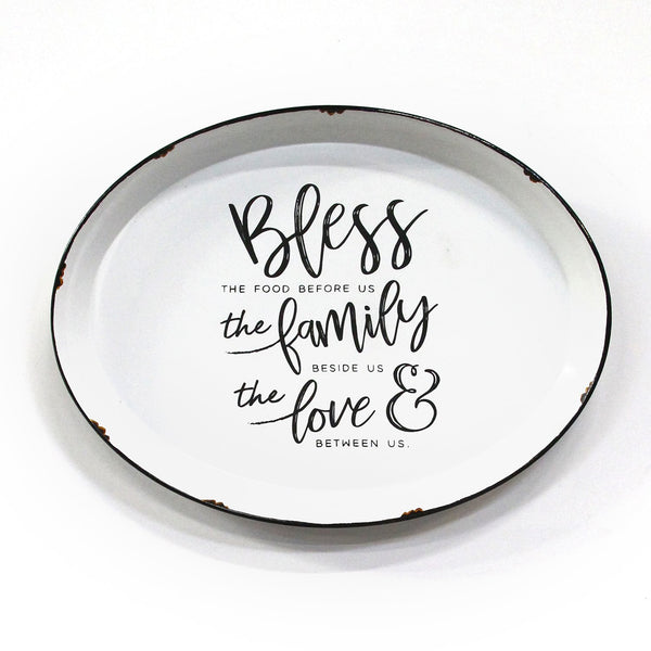 Bless  Family  And Love Metal Wall Decor